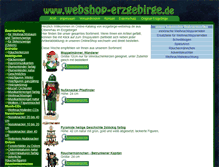 Tablet Screenshot of erzgebirge-webshop.de